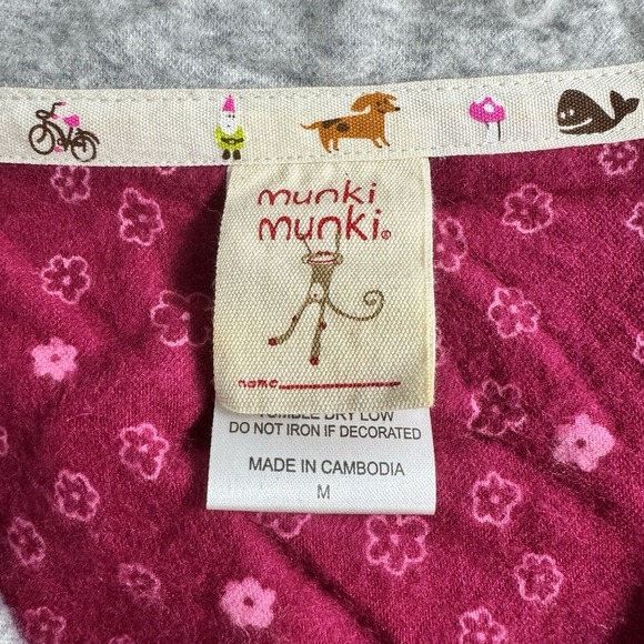 Munki Munki Coffee Themed Flannel Pajama Set Size Medium Loungewear Bamboo - Picture 15 of 16